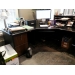 Granite Oak  Reception Desk Suite + 9' Credenza
